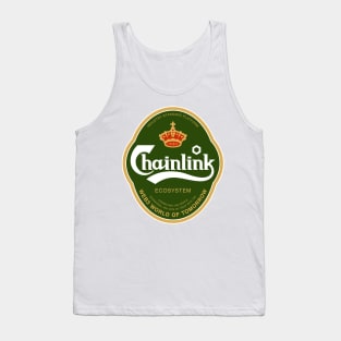 Chainlink Beer Label Tank Top